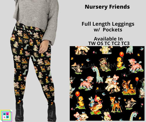 Nursery Friends Full Length Leggings w/ Pockets by ML&M
