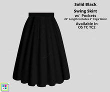 Load image into Gallery viewer, Solid Black Skirt