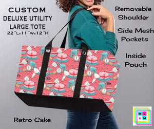 Retro Cake Collapsible Tote by ML&M